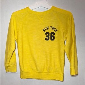 Boys- H&M Yellow Kids Sweatshirt with New York Print